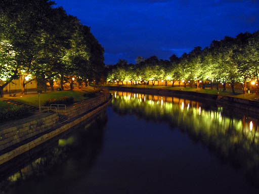 Turku by night. Photo: Turun kaupunki